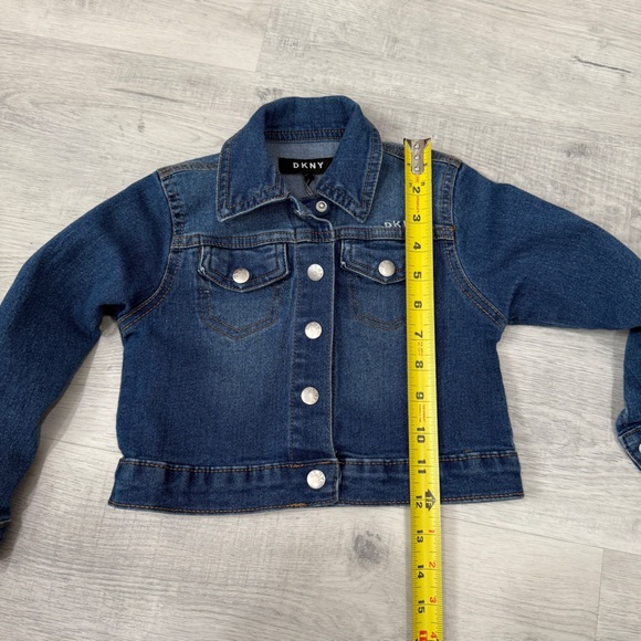 Girls 4T DKNY Classic Blue Denim Jacket - Picture 14 of 17
